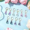 Glass Seed Beads Leverback Earrings EJEW-MZ00398-1