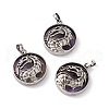 Natural Amethyst Pendants G-H281-05G-1