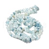 Natural Aquamarine Chip Beads Strands X-G-L154-19-3