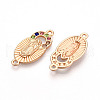 Alloy Rhinestone Connector Charms ALRI-T011-06-2