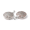 Natural Rose Quartz Pendants G-P498-04P-27-3