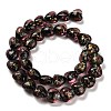 Handmade Dichroic Foil Glass Beads Strands DICH-U001-03D-2