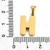 Golden 304 Stainless Steel Pendants STAS-K300-01G-H-3