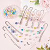 SUNNYCLUE DIY Angel Resin Rhinestone & Alloy Bookmarks Making Kits DIY-SC0027-21-4