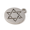 Non-Tarnish 201 Stainless Steel Charms STAS-E217-06P-2