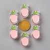 Transparent Enamel Acrylic Beads TACR-S155-002E-3