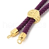 Twisted Nylon Cord Silder Bracelets DIY-B066-03G-13-2