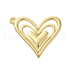 304 Stainless Steel Pendants STAS-U027-08G-05-1