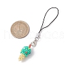 3Pcs 3 Colors Glass Beaded Ice Cream Pendant Decorations HJEW-MZ00179-4