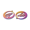 Ion Plating(IP) 304 Stainless Steel Pendants STAS-L020-031RC-2