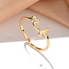 304 Stainless Steel Cuff Rings for Women RJEW-D285-01G-I-3