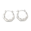 Non-Tarnish 304 Stainless Steel Hoop Earrings for Women EJEW-G364-02P-1