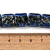 Handmade Dichroic Foil Glass Beads Strands DICH-U001-07I-4