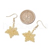 Glass Seed Beads Dangle Earrings EJEW-MZ00400-02-3