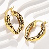Brass Hoop Earrings EJEW-Q015-12A-G-5
