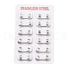 304 Stainless Steel Huggie Hoop Earrings EJEW-O087-09D-P-3
