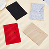 WADORN 4Pcs 4 Colors Wool Felt Envelope Purse Insert Organizer FIND-WR0006-71B-5