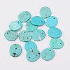 Natural Howlite Charms X-TURQ-G929-B02-1