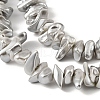 Electroplated Shell Pearl Beads Strands BSHE-M036-01B-3