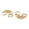 Ion Plating(IP) 304 Stainless Steel Cabochons STAS-Q333-26G-2