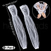 Organza Detachable Mesh Puff Sleeves AJEW-WH0270-359A-2