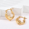304 Stainless Steel Hoop Earrings For Women EJEW-B114-01G-2