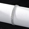 Stainless Steel Multi-strand Bracelets for Women BJEW-F485-01P-02-2