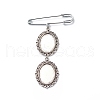 Iron Brooch Findings JEWB-PH01242-1