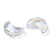 Electroplate Transparent Glass Beads EGLA-T022-04-1