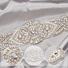 Flower Pattern Hotfix Rhinestone DIY-WH0502-89-4