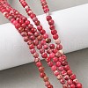 Dyed Natural Regalite/Imperial Jasper/Sea Sediment Jasper Beads Strands G-B124-C05-6