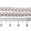 Baking Painted Pearlized Glass Pearl Round Bead Strands PEAR-H019-02A-04-5