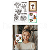 Custom Summer Theme PVC Plastic Clear Stamps DIY-WH0631-0758-9