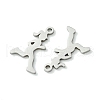 Non-Tarnish 201 Stainless Steel Pendants STAS-U003-25B-P-2