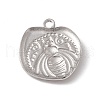Non-Tarnish 304 Stainless Steel Pendants STAS-P316-03P-2