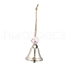 Iron Bell Hanging Ornaments HJEW-JM02465-1