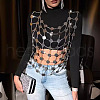 Sparkle Acrylic Disc Sequin Mesh Vest Body Chains FS-WG277F6-01-2