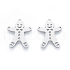 Non-Tarnish 201 Stainless Steel Pendants STAS-N090-LA919-1-1