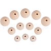 Round Unfinished Wood Beads WOOD-PH0004-02-NF-1