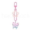 Butterfly & Star Acrylic Pendant Decorations HJEW-JM01738-01-1