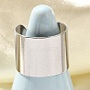 316 Surgical Stainless Steel Open Cuff Rings RJEW-F170-01P-04-4