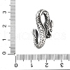 304 Stainless Steel Hook Clasps STAS-Z130-04AS-3