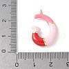 Brass Enamel Pendants KK-E093-03G-G-02-3