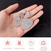Self Adhesive Glitter Rhinestone Sticker DIY-FG0001-33-3