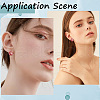 Beebeecraft 4 Pairs Sport Ball Alloy Stud Earrings for Women EJEW-BBC0001-52D-5