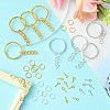 20Pcs 2 Colors Iron Split Key Rings PALLOY-CJ0002-65-5