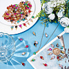 120Pcs Glass Pendant PALLOY-HY00005-4