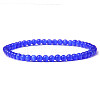 4mm Round Cat Eye Beads Bracelet for Men KG3069-22-1