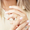 Flower Alloy Finger Rings for Women FS-WG85C29-01-2