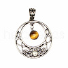 Natural Tiger Eye Pendants PW-WG86A18-01-1